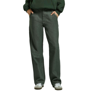 Image of Women's Brixton Essex Paniters Pants 2024 in Green size 29" | Cotton/Denim