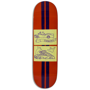 Image of Krooked Sondoval Racecar Skateboard Deck 2025 size 9.02