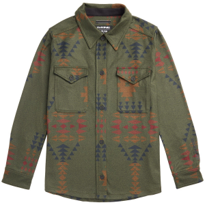Image of Women's Dakine Unlined Printed Shacket 2024 Jacket in Brown size Small