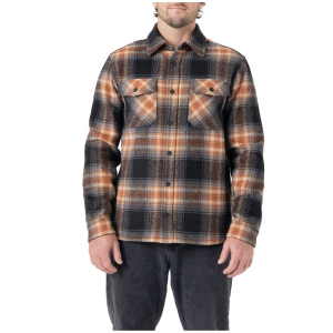 Image of Dakine Snap Front Bonded Shirt Jacket Men's 2024 in Orange size Large