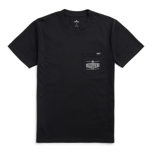 Image of evo Basic Pocket T-Shirt Unisex 2024 in Black size Medium | Cotton