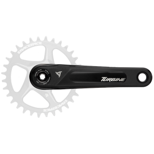 Image of Race Face Turbine Crank Arms 2025 in Black size 165mm | Aluminum