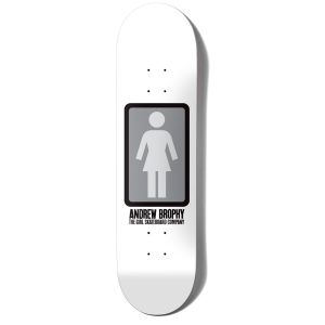 Image of Girl Brophy OG Black White Skateboard Deck 2026 size 8.6