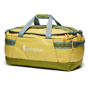 Image of Cotopaxi Allpa Getaway Duffel Bag 2027 in Green size 70L | Nylon