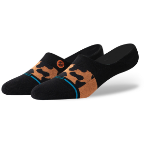 Image of Women's Stance Animaniac No Show Socks 2025 in Black size Small | Nylon/Cotton/Elastane