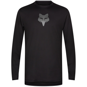 Fox Racing Ranger Long-Sleeve Jersey 2027 in Black size Large | Polyester