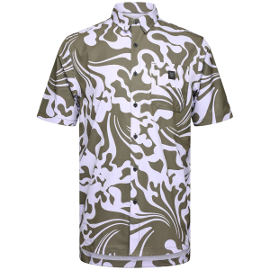 Fox Racing Ranger Short-Sleeve Woven Jersey 2025 in Green size Small | Polyester