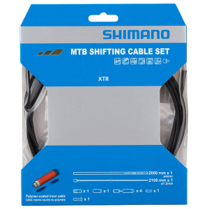 Image of Shimano OT-SP41 MTB Polymer Coated Shift Cable Set 2025 in Black