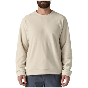Image of Patagonia Micro D Crewneck Men's 2025 in Khaki size Small | Polyester