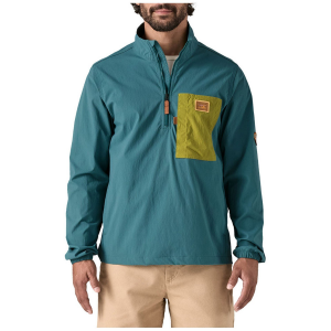 Image of Patagonia Outdoor Everyday Marsupial Pullover Men's 2025 in Blue size Medium | Nylon/Spandex/Plastic