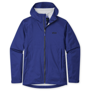 Image of Stio Rollick Hooded Jacket Men's 2026 in Blue size X-Large | Nylon