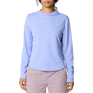 Image of Women's Mountain Hardwear Sunblocker(TM) Hoodie Hoodie 2025 in Blue size Small | Polyester