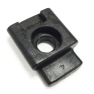 Lezyne Lezyne LED Handlebar Mount Adapter 2026 in Black | Aluminum/Rubber - $4.99 at evo