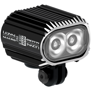 Image of Lezyne E-Bike Macro Drive 1000 Front Bike Light 2025 in Black | Aluminum