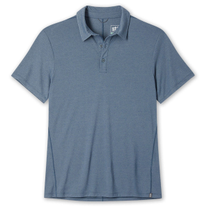 Image of Stio Divide Polo Men's 2025 in Blue size X-Large | Cotton/Polyester