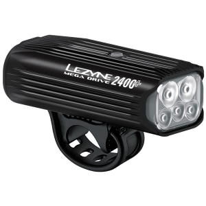 Image of Lezyne Mega Drive 2400+ Loaded Front Bike Light 2025 in Black