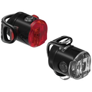 Image of Lezyne Femto USB C Drive Bike Light Set 2025 in Black | Rubber