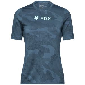 Image of Women's Fox Racing Ranger TruDri Short-Sleeve Jersey 2025 in Blue size Small | Polyester