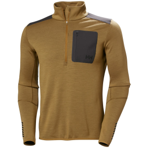 Image of Helly Hansen LiFA Midlayer 1/2 Zip Top Men's 2025 in Brown size X-Large | Wool