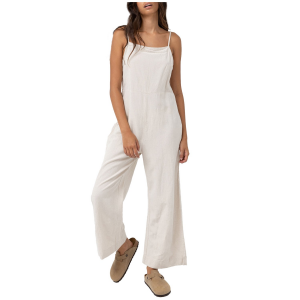 Image of Women's Rhythm Classic Jumpsuit 2025 Pant in White size X-Small