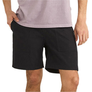 Image of Rhythm Worn Path Rip Stop Shorts Men's 2025 in Black size 32" | Cotton