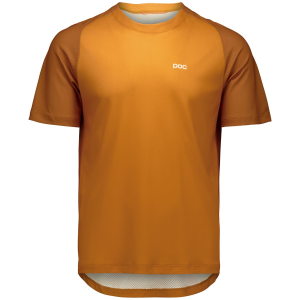 Image of POC Motion Air Short Sleeve Jersey 2025 in Brown size Small | Polyester