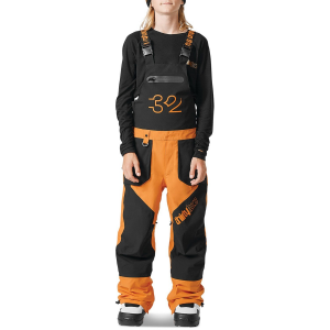 Image of Kid's thirtytwo Basement Bibs Boys' 2025 in Black size Medium | Spandex/Polyester