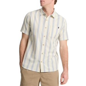Image of Roark Journey Short-Sleeve Shirt Men's 2025 Stripe Seafoam size Small | Cotton