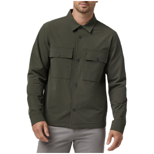 Image of Vuori Lawson Tech Shirt Jacket Men's 2025 in Green size Medium | Elastane/Polyester