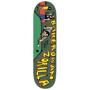 Image of Baker Rowan Zorilla 8 Ball Corner Pocket Skateboard Deck 2026 size 8.5