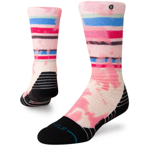 Image of Kid's Stance Brong Poly Snow Socks 2025 in Pink size Medium | Nylon/Elastane/Polyester