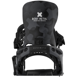 Image of Bent Metal Lightning Supermatic Snowboard Bindings 2026 in Black size Large