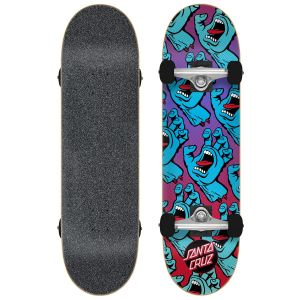 Image of Santa Cruz Skateboards Gradient Hands Micro Skateboard Complete 2026 size 7.5 | Aluminum