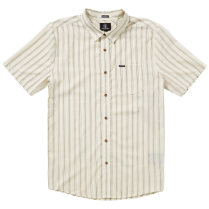 Image of Volcom Rambler Short-Sleeve Shirt Men's 2025 in White size Large | Viscose/Polyester