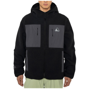 Image of Armada Furtherance Fleece Jacket Unisex 2025 in Black size Small | Lycra/Polyester