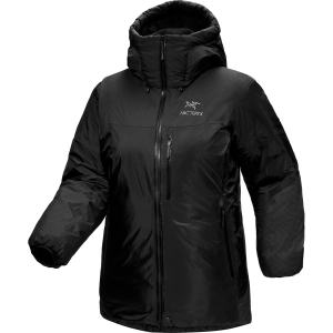 Image of Women's Arc'teryx Alpha Parka Jacket 2025 in Black size Small