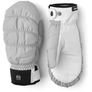 Women's Hestra Luomi CZone Mittens 2024 in Grey size 7 | Polyester