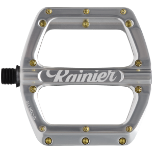 Image of Spank x Rainier SPOON 110 Pedals 2025 in Silver