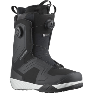 Image of Salomon Dialogue Dual Boa Wide Snowboard Boots 2026 in Black size 12.5 | Rubber