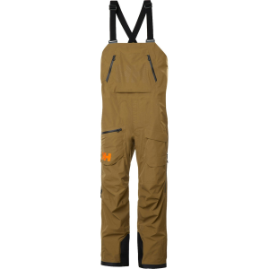 Image of Helly Hansen Ridge Infinity Shell Bib Pants Men's 2026 in Khaki size X-Large | Polyester