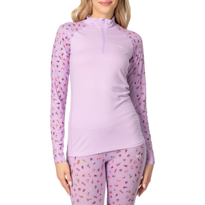 Women's Kari Traa Katie Half-Zip Top 2026 in Purple size X-Small | Polyester