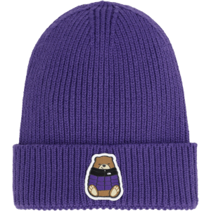 Kid's The North Face Logo Box Cuffed Beanie Hat 2026 in Gold | Elastane/Polyester
