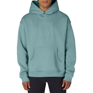 686 Knockout Logo Premium Heavyweight Pullover Hoodie Men's 2025 in Khaki size X-Large | Cotton/Polyester