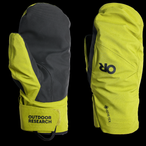 Outdoor Research Hemispheres Team GORE-TEX 3L Mittens 2026 in Black size Small | Nylon/Polyester
