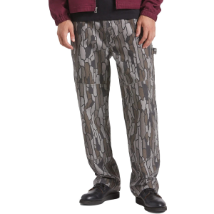 Brixton Builders Carpenter Pants Men's 2025 Bark Camo in Green size 30 | Cotton/Elastane/Polyester