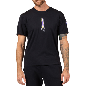 Rossignol Super T-Shirt Unisex 2026 in Black size Large | Cotton