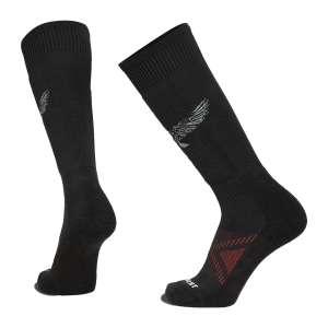 Le Bent Kai Jones Pro Series Light Cushion Socks 2026 in Black size Large | Nylon/Wool/Elastane