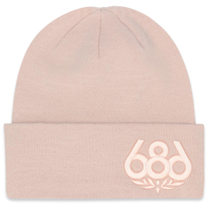 686 686 Big Logo Embroidered Beanie Hat 2026 in Pink | Acrylic - $20.97 at evo