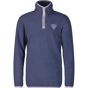 Kid's Rossignol Strawpile Half-Zip Fleece 2026 in Blue size 16 | Polyester