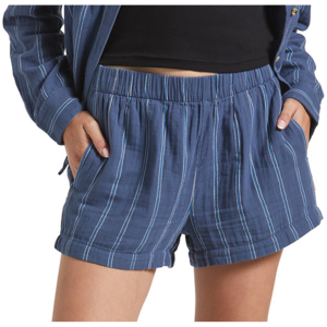 Brixton Women's Brixton Wandering Shorts 2025 in Blue size Large | Cotton - $34.10 at evo